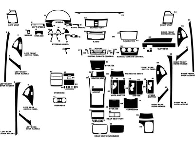toyota camry 2007-2011 Dash Kit Diagram