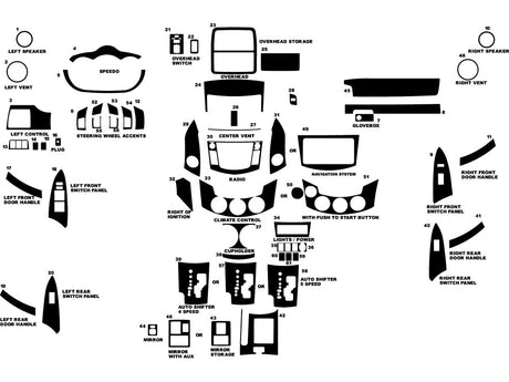 toyota rav4 2006-2012 Dash Kit Diagram