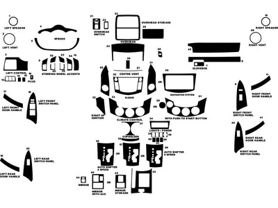 toyota rav4 2006-2012 Dash Kit Diagram