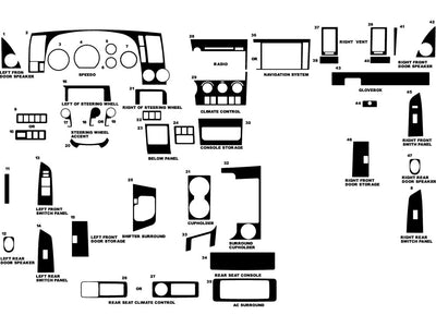 toyota tundra 2007-2013 Dash Kit Diagram