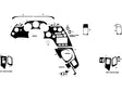 toyota supra 1993-1998 Dash Kit Diagram