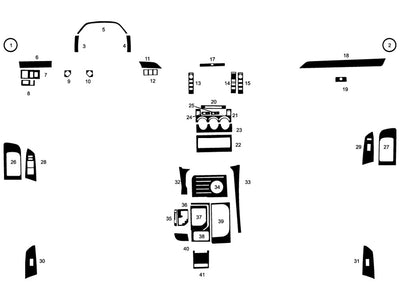 toyota tundra 2014-2021 Dash Kit Diagram