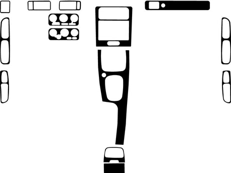 volvo s70 1998-2000 Dash Kit Diagram