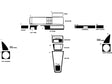 volkswagen golf 1985-1993 Dash Kit Diagram