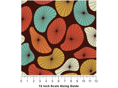 Do You Funk Retro Vinyl Film Pattern Size 12 inch Scale~Rwraps Do You Funk Retro Sizing Chart~2