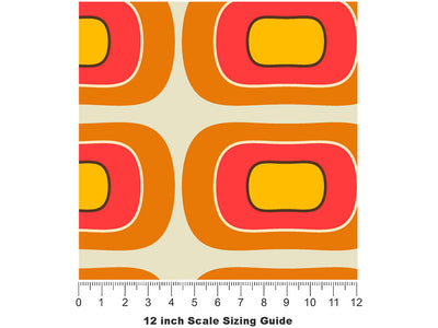 Doctors Orders Retro Vinyl Film Pattern Size 12 inch Scale~Rwraps Doctors Orders Retro Sizing Chart~2