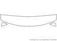 avenger 3M Clear Bra Hood Precut PPF Diagram