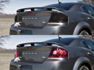 avenger Before and After Smoked Taillights