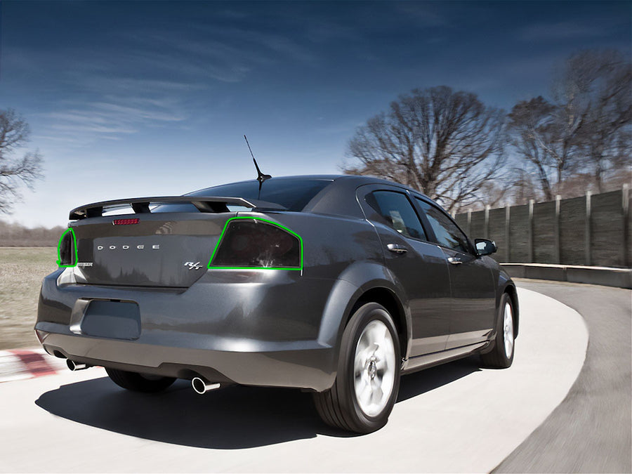 avenger Tail Light Tint Installation Points