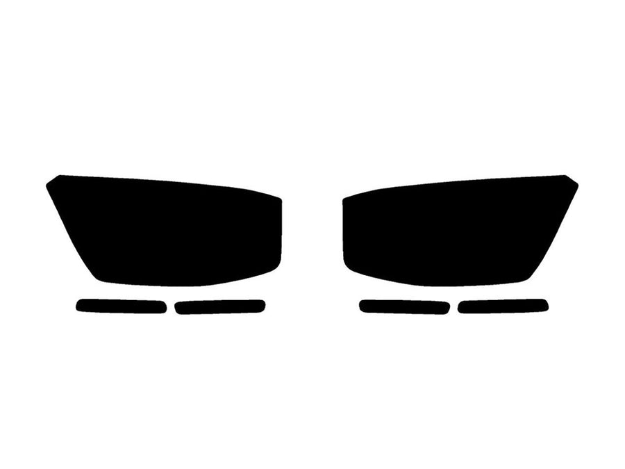 avenger Precut Tail Light Tint Diagram