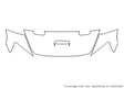 caliber 3M Clear Bra Hood Precut PPF Diagram