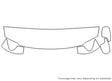 caravan Avery Dennison Clear Bra Hood Precut PPF Diagram