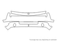 challenger Avery Dennison Clear Bra Bumper Precut PPF Diagram