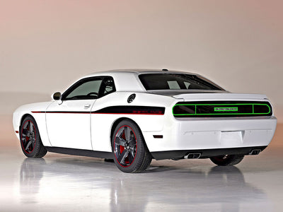 challenger Tail Light Tint Installation Points
