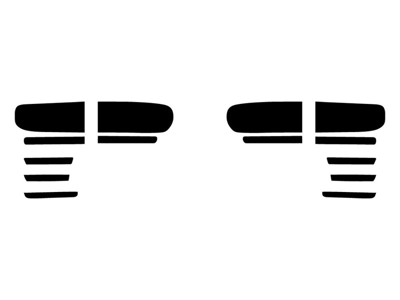 challenger Precut Tail Light Tint Diagram