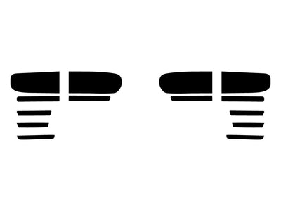 challenger Precut Tail Light Tint Diagram