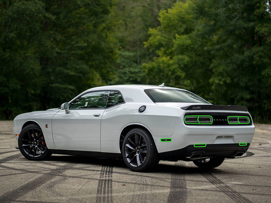 challenger Tail Light Tint Installation Points