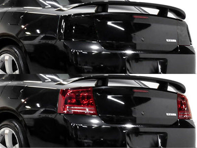 charger Before and After Smoked Taillights
