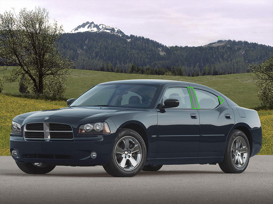 dodge charger 2006-2010 Pillar Post Trim Installation Location