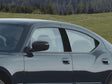 dodge charger 2006-2010 Brushed Aluminum Black Pillar Cover Diagram