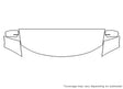 charger 3M Clear Bra Hood Precut PPF Diagram