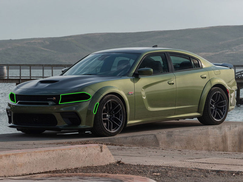 dodge charger 2015-2023 Headlight Tint Location