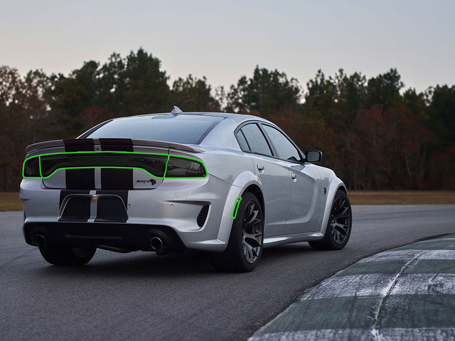 charger Tail Light Tint Installation Points