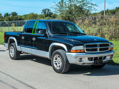 dodge dakota 1997-2004 (extended cab) Pillar Post Trim Installation Location