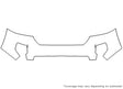 dakota Avery Dennison Clear Bra Bumper Precut PPF Diagram
