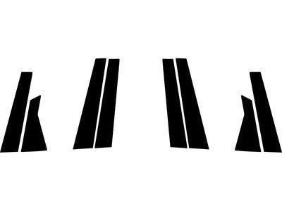 dodge dart 2013-2016 Camo Pillar Trim Diagram