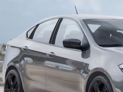 dodge dart 2013-2016 Gloss Black Pillar Cover Diagram