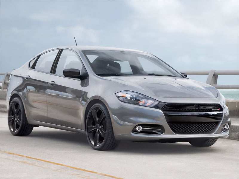dodge dart 2013-2016 Matte Black Pillar Trim
