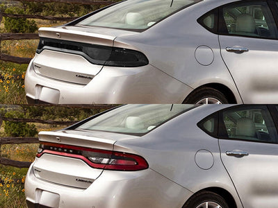 dart Before and After Smoked Taillights