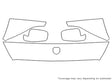 durango 3M Clear Bra Hood Precut PPF Diagram
