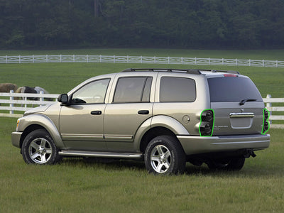 durango Tail Light Tint Installation Points