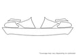 durango Avery Dennison Clear Bra Hood Precut PPF Diagram
