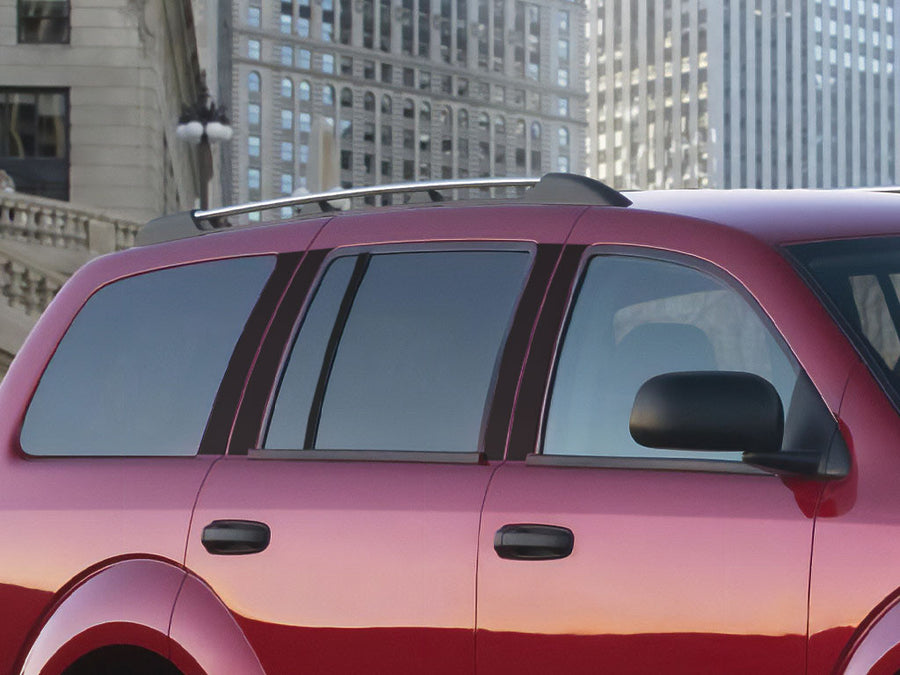 dodge durango 2004-2009 Gloss Black Pillar Cover Diagram