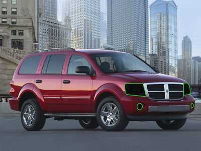 dodge durango 2007-2009 Headlight Tint Location