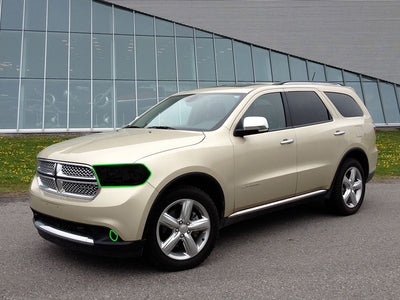 dodge durango 2011-2013 Headlight Tint Location
