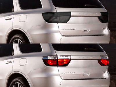durango Before and After Smoked Taillights