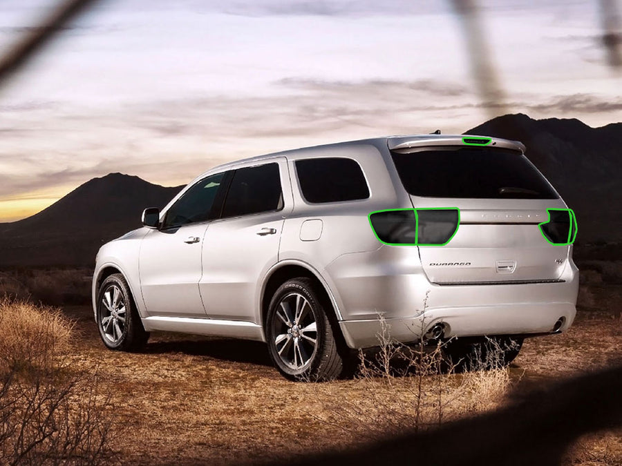 durango Tail Light Tint Installation Points