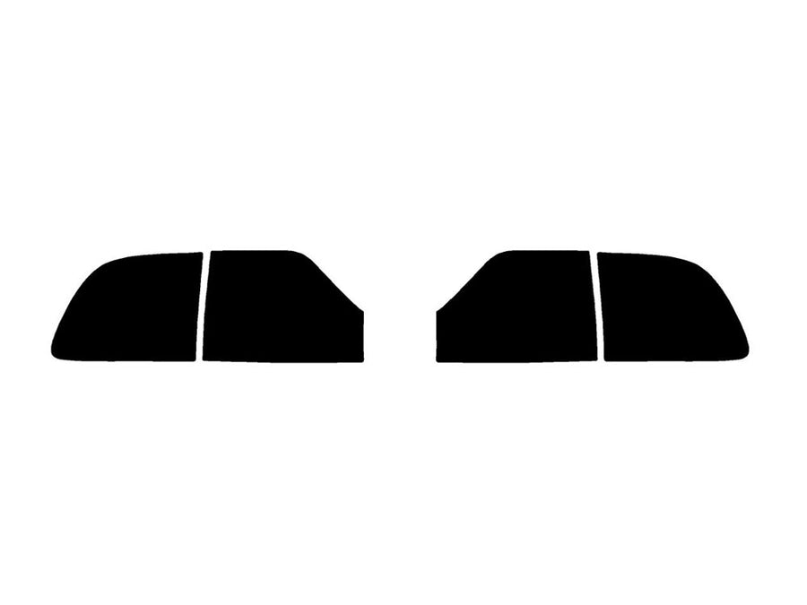 durango Precut Tail Light Tint Diagram