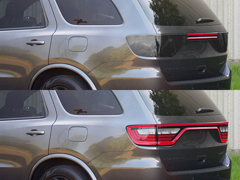durango Before and After Smoked Taillights