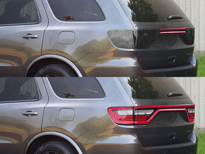 durango Before and After Smoked Taillights