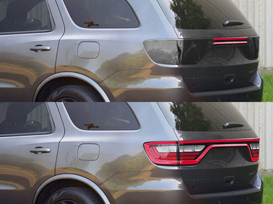 durango Before and After Smoked Taillights
