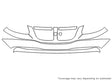 grand caravan Avery Dennison Clear Bra Bumper Precut PPF Diagram