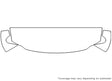 grand caravan 3M Clear Bra Hood Precut PPF Diagram