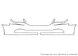 grand caravan Avery Dennison Clear Bra Bumper Precut PPF Diagram