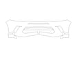 hornet 3M Clear Bra Bumper Precut PPF Diagram