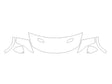 hornet Avery Dennison Clear Bra Hood Precut PPF Diagram